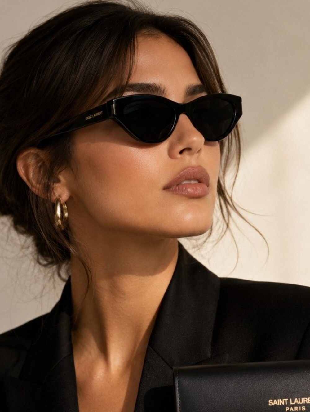 SAINT LAURENT SUNGLASSES  SL M144 001 - NWT